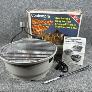 Contempra Electric Indoor Grill Smokeless BBQ Portable Tabletop Model EIG-1